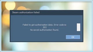 Steam Authorization Failed  Failed To Get Authorization data  Error Code 503  DCS World [upl. by Thesda832]