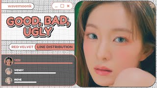 Line Distribution Red Velvet 레드벨벳  Good Bad Ugly [upl. by Slemmer]