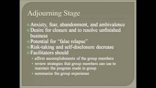 Stages of Group Counseling [upl. by Sorce]