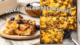 makeahead holiday or any day breakfast recipes  vegan [upl. by Gnim]