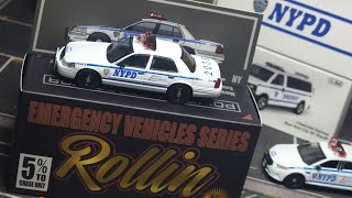 Best Diecast NYPD car in my collection Rollin emergency vehicles series police interceptor review [upl. by Niamert]