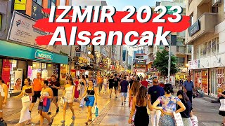 Izmir Alsancak Nightlife Enchanting 4K Walking Tour of Kıbrıs Şehitleri Caddesi [upl. by Cutcheon810]