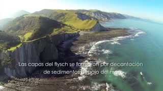 FLYSCH de ZUMAIA DEBA y MUTRIKU Vista aérea [upl. by Namreg]