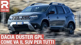 Dacia Duster 10 TCe GPL Extreme  Prova di 1000 km con il SUV a GPL e BENZINA [upl. by Behre]