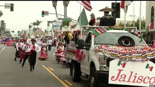 Celebración de fiestas patrias de México en Santa Ana [upl. by Thema]