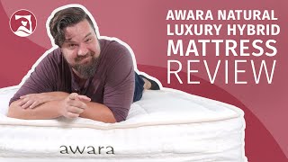 Awara Natural Hybrid Mattress Review – Is It A Supportive Organic Latex Hybrid [upl. by Elman]