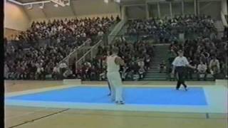 MASTER CUP 2 Ossi Airaksinen kyokushinkai Karate vs Mika Pietilä thainyrkkeily  1  2 [upl. by Naitsabes180]