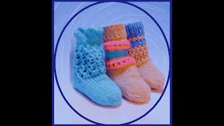 🧦Lochmuster für Anfänger Socken stricken🧦 Rund stricken [upl. by Kampmeier]