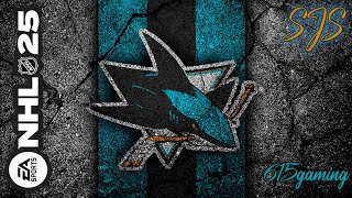 NHL 25 Season G16 vs New Jersey Devils Cup Chasing with Sharks [upl. by Dias967]