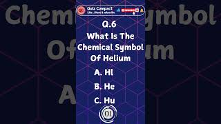 Chemical Symbol Quiz 3  General Knowledge Quiz  shorts quiz chemical periodictable science [upl. by Ingunna]