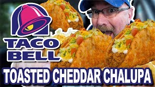 BEST ITEM EVER from TACO BELL 🌮🌮 TOASTED CHEDDAR CHALUPA • Chicken vs Beef [upl. by Walling488]