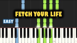 Prince Kaybee  Fetch Your Life feat Msaki  EASY PIANO TUTORIAL by SAPiano [upl. by Anelem301]