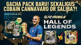 GACHA PACK BARU SEKALIGUS COBAIN CANNAVARO OR SALIBA  FC Mobile Indonesia [upl. by Llezom]