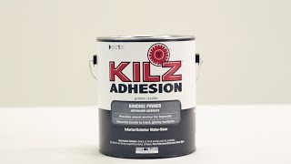 KILZ® Adhesion Bonding Primer Product Information [upl. by Oilerua]