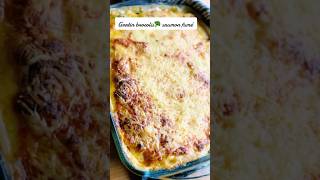 Gratin de brocolis 🥦 au saumon fumé  crémeux et délicieux [upl. by Marje]