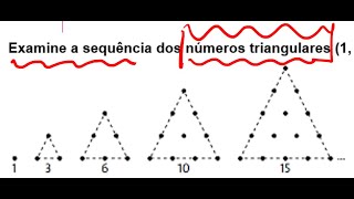 Examine a sequência dos números triangulares 1 3 6 10 15  De acordo com essa sequência [upl. by Sellig]