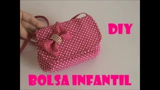 Como fazer Bolsa infantil fácil [upl. by Anaylil]