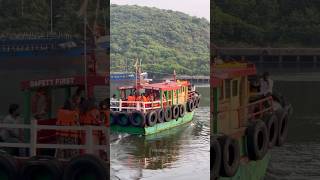 🤩 Boat Ride to Sagara Kanaka Durga Temple 😍 dussehra durgamaa shorts [upl. by Lazar]