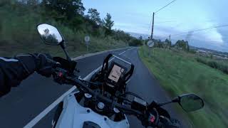 TENERE 700 AKRAPOVIC  ASMR  Forest Ride POV 2 4K [upl. by Bobine]