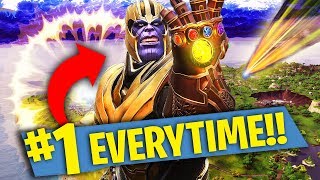 HOW TO BE THANOS IN EVERY GAME Fortnite [upl. by Nomyt]