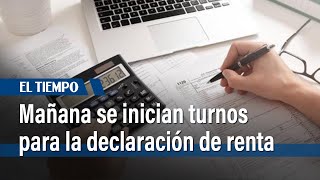 Empieza el plazo para la declaración de renta Gobierno espera recaudar 25 billones de pesos [upl. by Yhpos]