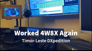 Worked 4W8X Again TimorLeste DXpedition hamradio yaesu dx ftdx5000 [upl. by Breban]