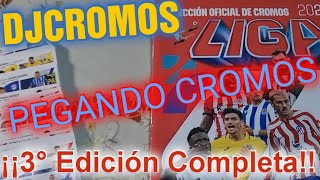 ¡¡TERCERA EDICIÓN COMPLETA LIGA ESTE 202324 PEGANDO CROMOS panini ligaeste coleccionismo [upl. by Denys]