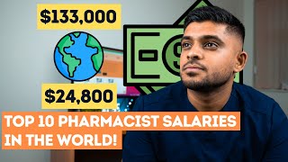 The Top 10 PHARMACIST SALARIES In The World [upl. by Nairahcaz]