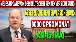 3000 €Monat Neue Nachricht von der Deutschen Rentenversicherung Renten erhöht [upl. by Corvin91]