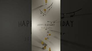 HAPPY BIRTHDAYback number [upl. by Samal]