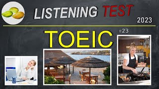 TOEIC Listening Test 23 TOEIC Asia set Taiwan examination 2023 [upl. by Ecinehs]