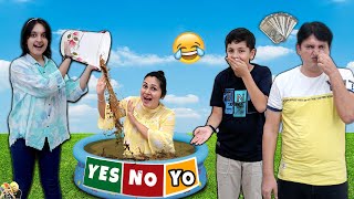 YES NO YO  Triple Family Comedy Challenge  Aayu and Pihu Show [upl. by Sothena]