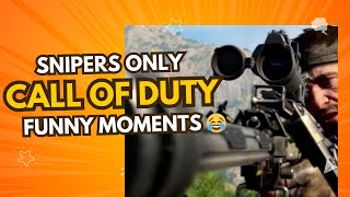 Call of Duty 3v3 Snipers FUNNY MOMENTS [upl. by Limak]