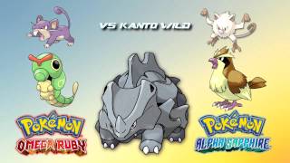 Pokémon RBY Vs Kanto Wild Battle Remix ORAS Style [upl. by Harrison848]