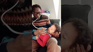 How to remove catarrh from babies nose catarrh baby snotsucker nosefrida shortsfeed nasalwash [upl. by Swihart]