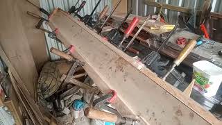 Building an outrigger sailing canoe part 13 [upl. by Niak]