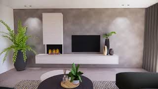 Woonkamer inrichten  3D animatie interieurstyling [upl. by Dniren]