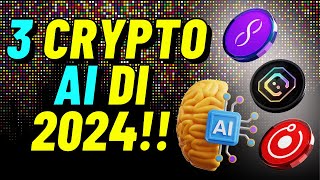 REKOMENDASI CRYPTO AI DI TAHUN 2024 POTENSI NAIK 500 CRYPTO APA SAJA LIHAT PEMBAHASANNYA [upl. by Reddin]