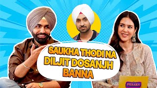 Ammy Virk amp Sonam Bajwa  Diljit Dosanjh  Kudi Haryane Val Di Full Movie Interview  Pitaara Tv [upl. by Branca]