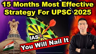 15 Months Most Effective Strategy for UPSC IAS 2025  Timetable for UPSC 2025  Gaurav Kaushal [upl. by Theola634]