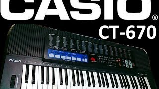 CASIO CT670 [upl. by Eirased]