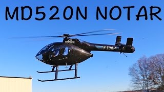 MD 520N NOTAR Helicopter review and flight [upl. by Oigufer618]