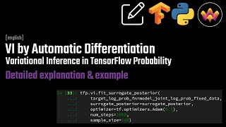 Variational Inference by Automatic Differentiation in TensorFlow Probability [upl. by Dorran801]