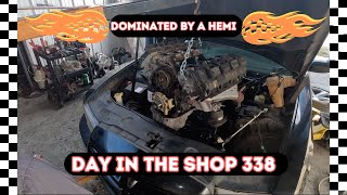 Charger Hemi swap Dominates the day DAY IN THE SHOP 338 auto repair howto [upl. by Ennairoc]