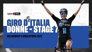 2022 UCIWWT Giro Donne  Stage 7 [upl. by Norret]