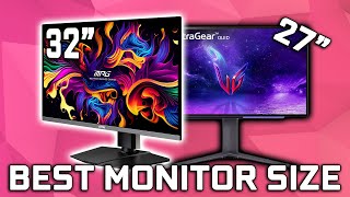 Best Monitor Size  27 Inch vs 32 Inch amp More [upl. by Ayotl]