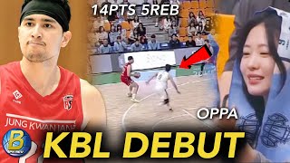 Javi GDL KBL Cup DEBUT Nagpakitang Gilas agad  Big Guard sa Korea [upl. by Valencia216]