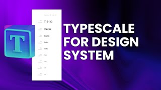 Figma Tutorial and UIUX Design  Typescale in UI Design [upl. by Nairred]