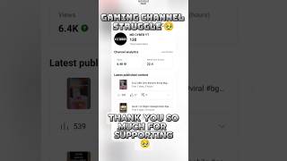 Gaming Channel Struggle gaming gamingcommunity shorts viral viralshorts [upl. by Weisler]