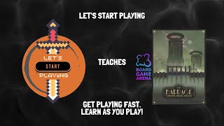 Barrage  How to play  Board game Arena BGA teach [upl. by Liahcim394]